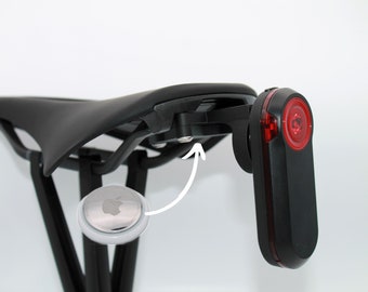 Specialized Apple Airtag + Garmin Varia RTL 510/511/515/516 & RVR 315 mount for Specialized saddle SWAT/S-Works