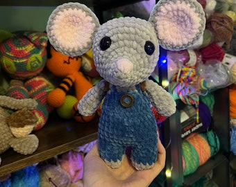 Crochet Mouse | Stuffed Animal | Handmade Plushie |