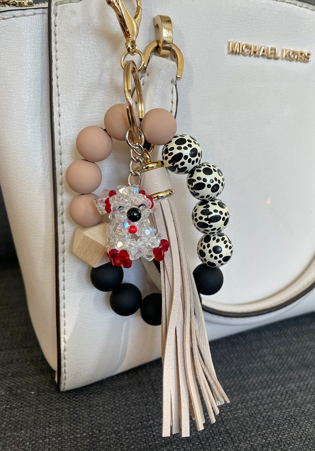 Crystal Dog Keychain/accessory Etsy