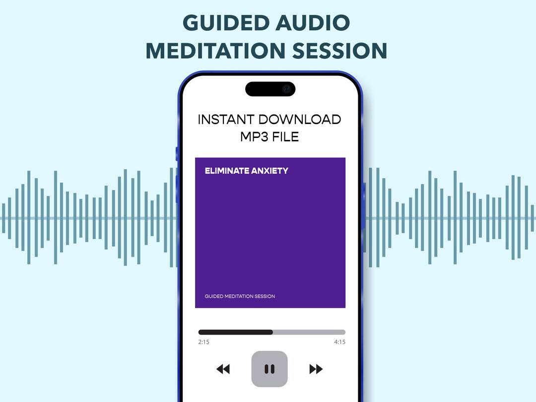 View of Eliminate Anxiety Guided Meditation Audio Session, MP3, Download, Self ...