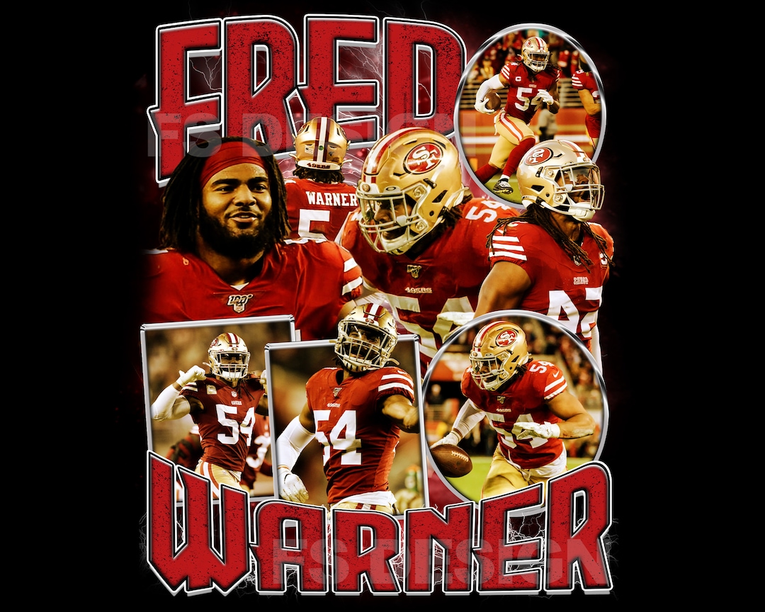 Fred Warner PNG, American Football T-shirt Design,300 DPI ,PNG File