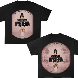 Jessie Murph Worldwide Hysteria The Tour T-Shirt ,Jessie Murph Tour Merch