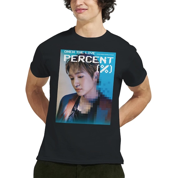 Limited Kpop Onew Percent % Tour T-shirt, Vintage Unisex Shirt for