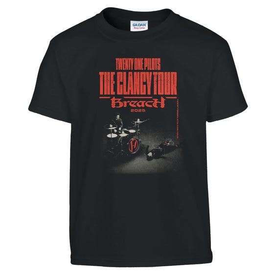 Twenty One Pilots T-shirt, Breach Tour 2025 Kids Crewneck T-shirt