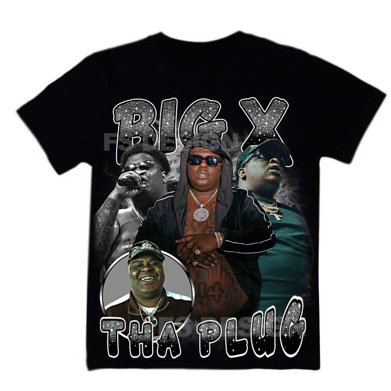 Big X Tha Plug Big X Tha Plug Png , Mexican Rapper Tshirt Design, Ready to Print
