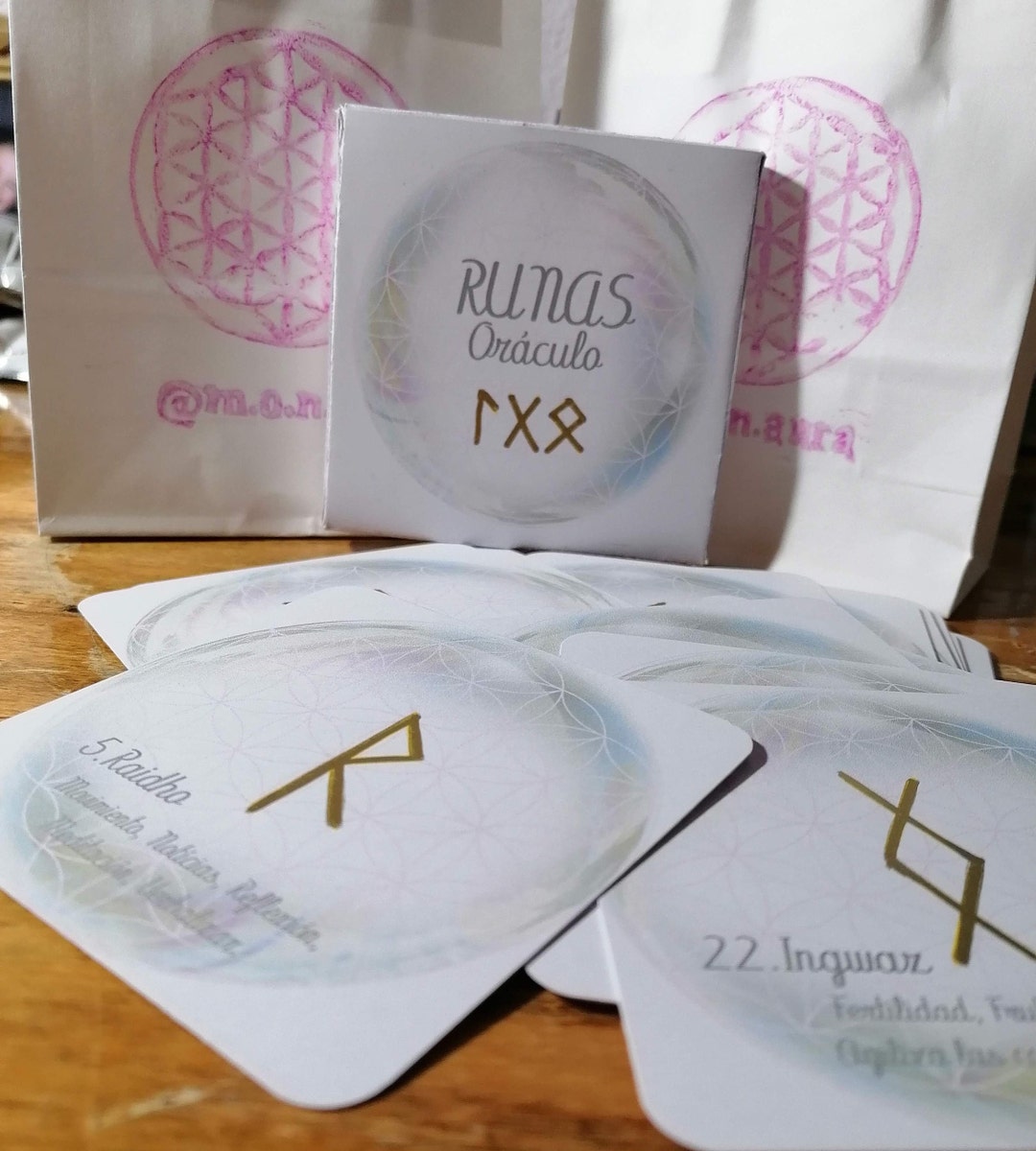 Oracle Runes / Oracle / Oracles / Runes / Cards / Flower of Life / Tree ...