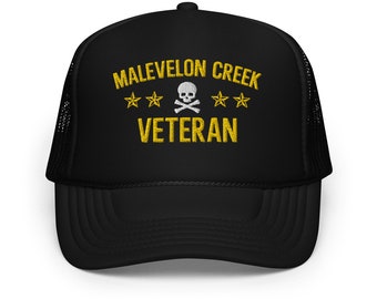 Casquette trucker brodée Vétéran Malevelon Creek