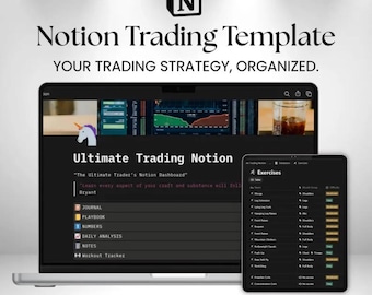 TRADING JOURNAL Template: Notion Day-Handelsplaner für Forex-, Aktien- und Krypto-Händler