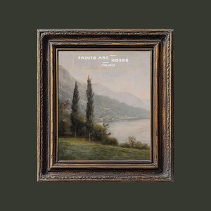 Lake Como Vintage Art Print: Italian Landscape Oil Painting (Digital Download) image 10