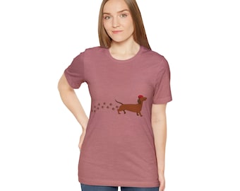 Unisex Short Sleeve Tee, Dachsund Shirt, Dachshund Dog Lovers, Gifts for Dog Lovers, Dachshund T-shirt, funny dachshund shirt