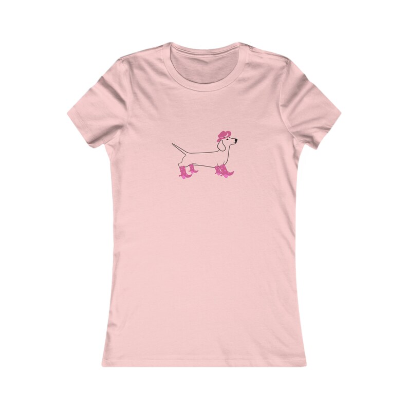 Cowgirl teckel T-shirt, erg gezellig t-shirt schattig shirt teckel hondenshirt voor cowgirl shirt schattig zuidelijk shirt hondenliefhebbers, cadeau voor haar afbeelding 7