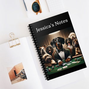 Personalized Spiral Notebook, Dog Personalized Journal, Custom Dog Journal Notebooks, Personalized Dog Gifts, Dog Notebook, Dog Notebook