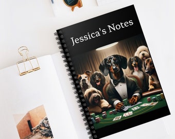 Personalized Spiral Notebook, Dog Personalized Journal, Custom Dog Journal Notebooks, Personalized Dog Gifts, Dog Notebook, Dog Notebook