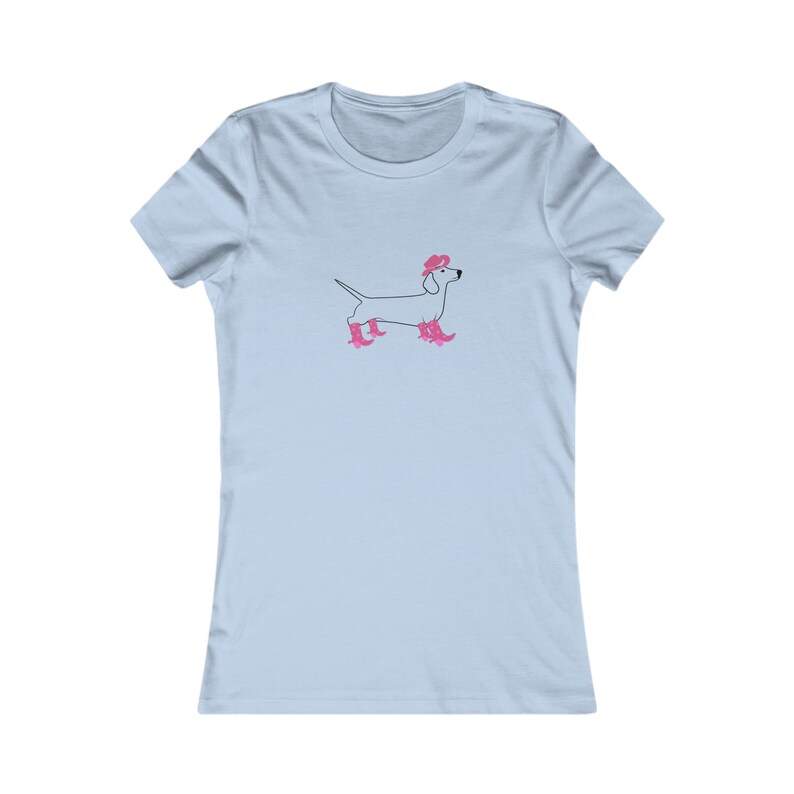 Cowgirl teckel T-shirt, erg gezellig t-shirt schattig shirt teckel hondenshirt voor cowgirl shirt schattig zuidelijk shirt hondenliefhebbers, cadeau voor haar afbeelding 6