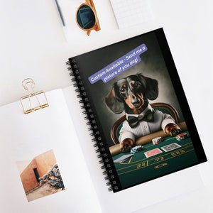 Personalized Spiral Notebook, Dog Personalized Journal, Custom Dog Journal Notebooks, Personalized Dog Gifts, Dog Notebook, Dog Notebook