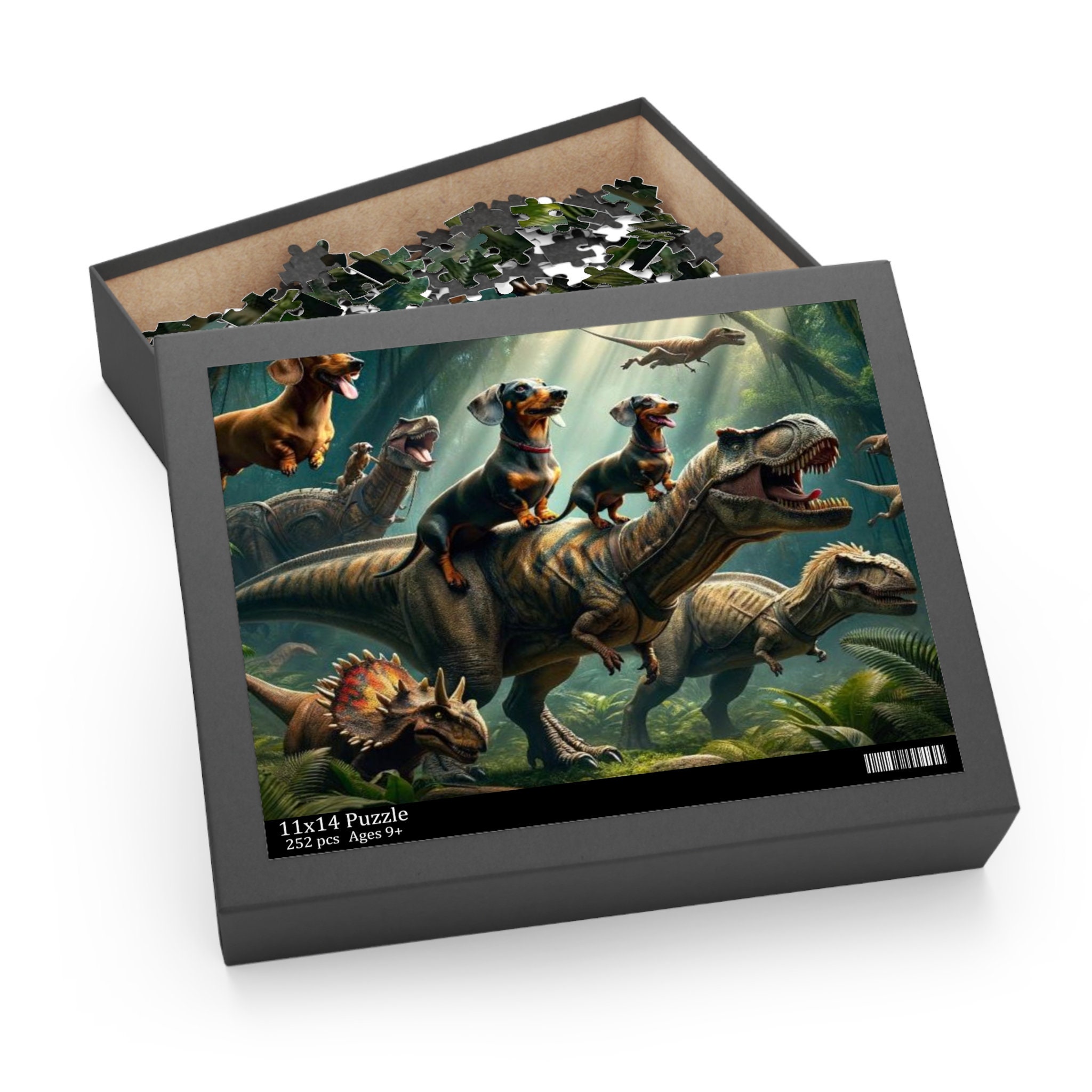 Dachshund Puzzle (120, 252, 500-piece) Dog Jigsaw Puzzle, Chipboard Dog ...