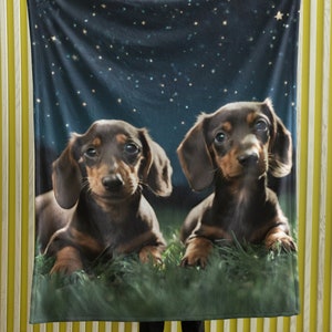 Weiner Hundedecke Geschenk für Hundemutter, Dackel Hundedecke, Weiner Hundegeschenk, weiche Hundedecke, Geschenk für Doxie-Liebhaber, Dackel Geschenk, Decke