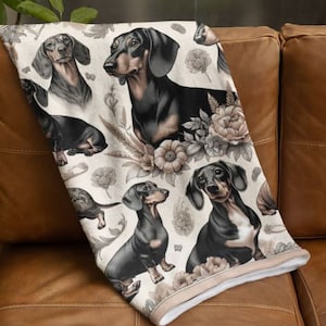 Weiner Hundedecke Geschenk für Hundemama, Dackel Hundedecke, Hunde Geschenk, Weiche Hundedecke, Geschenk für Doxie-Liebhaber, Dackel Geschenk, Kinderdecke