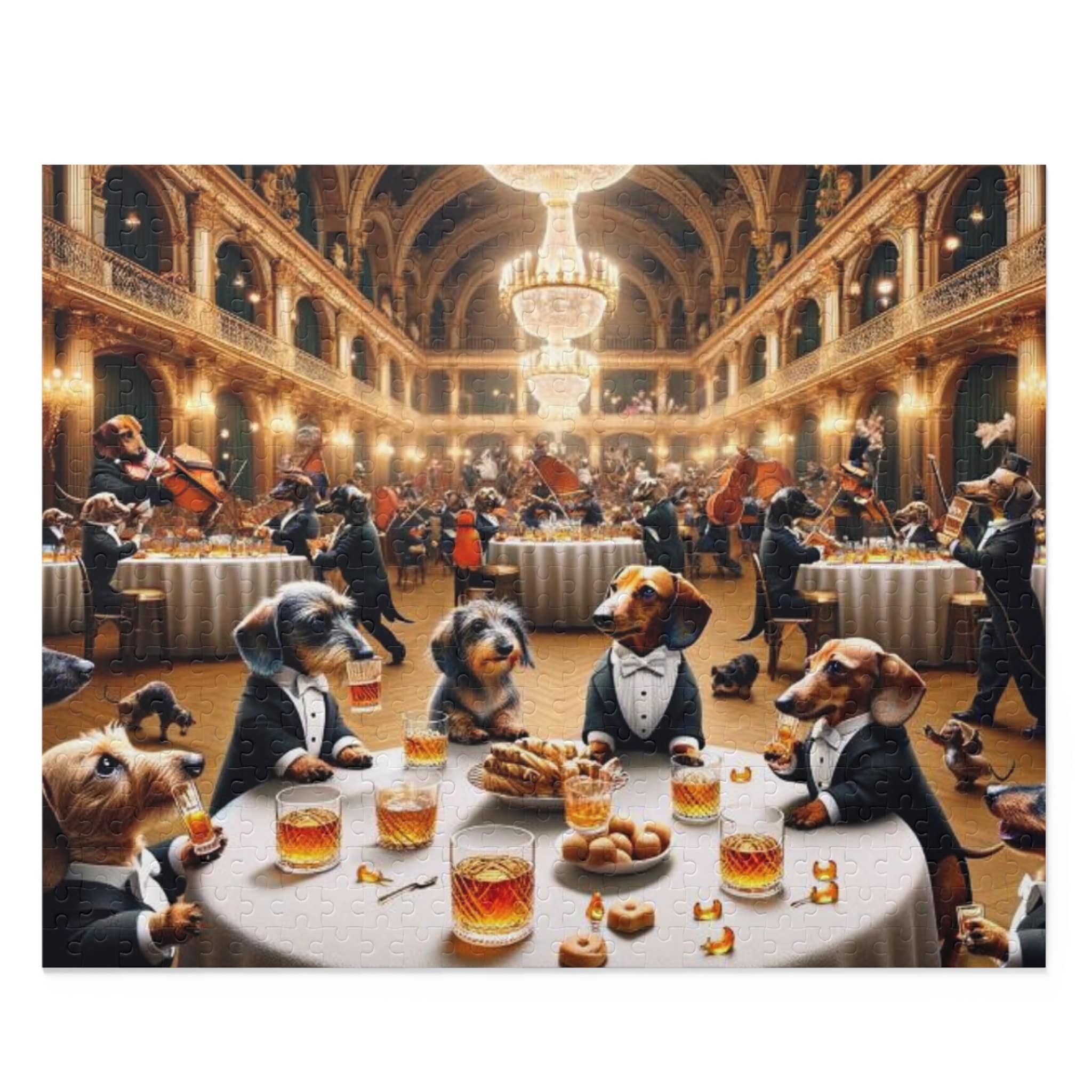 Dachshund Puzzle (120, 252, 500-Piece) Dog Jigsaw Puzzle, Chipboard Dog Funny Puzzle, Dog Lover Gift, Puzzle Dog Gift, Dog Puzzle Gift