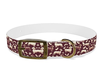 Wiener Dog Collar, dog collar, dog collar girl, dog collar pattern, Dachshund dog collar, tribal dog collar, dog collar gift, small collar