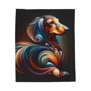 Weiner Hundedecke Geschenk für Hundemama, Dackel Hundedecke, Hunde Geschenk, Weiche Hundedecke, Geschenk für Doxie-Liebhaber, Dackel Geschenk, Kinderdecke