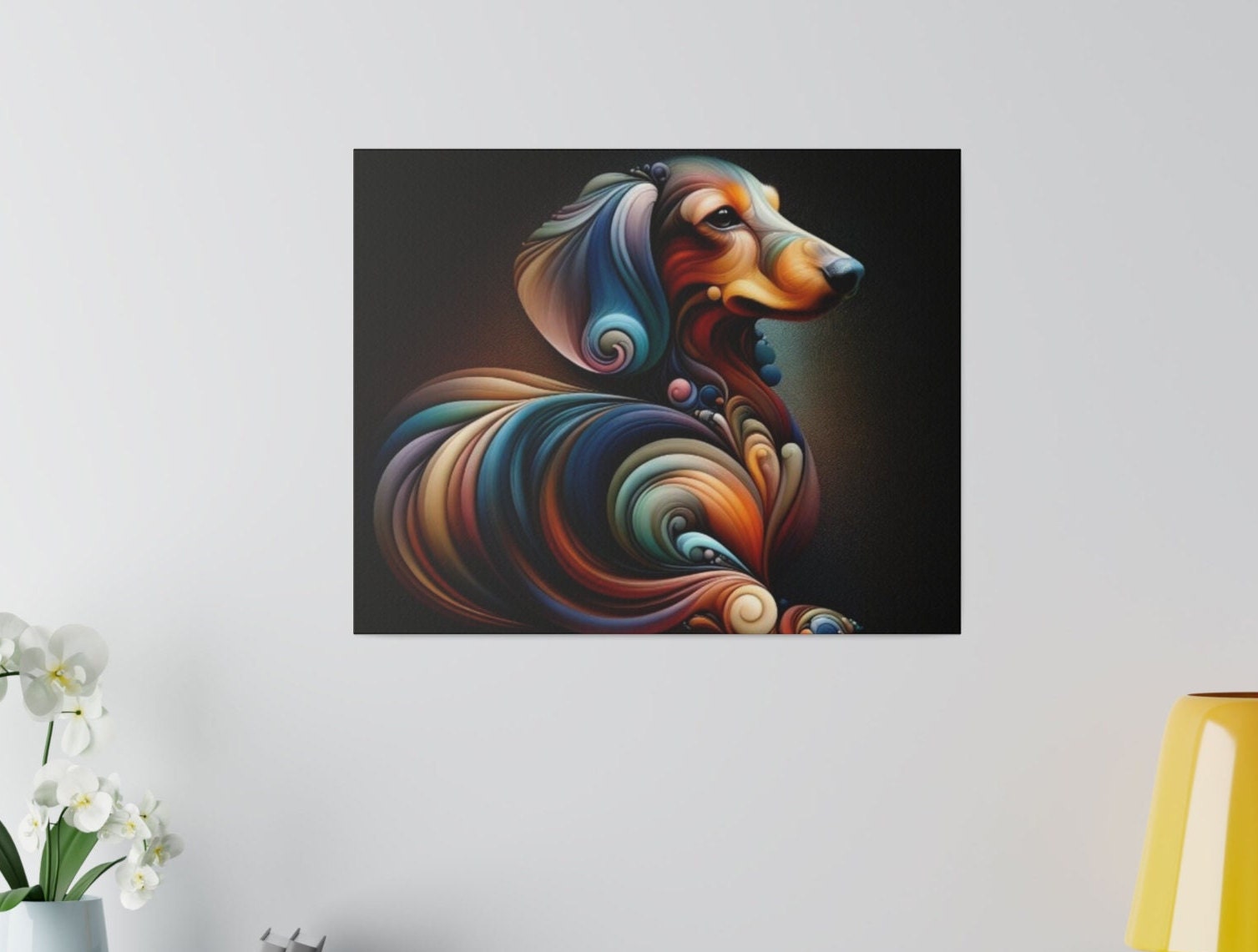 dog-canvas-prints-dachshund-canvas-photo-to-canvas-canvas-wall-art