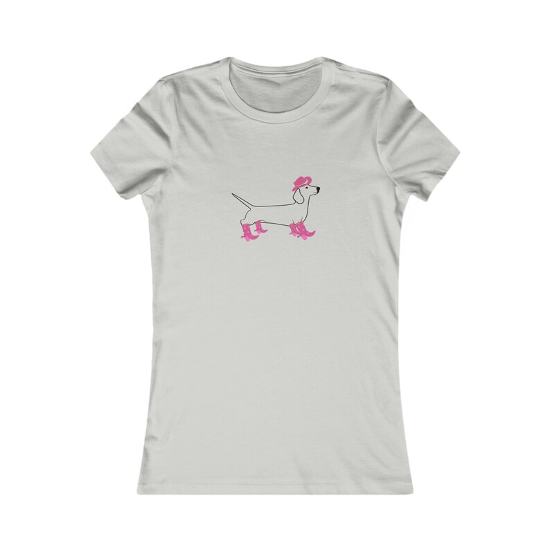 Cowgirl teckel T-shirt, erg gezellig t-shirt schattig shirt teckel hondenshirt voor cowgirl shirt schattig zuidelijk shirt hondenliefhebbers, cadeau voor haar afbeelding 9