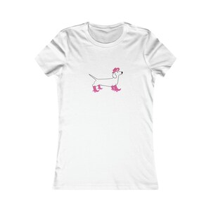 Cowgirl teckel T-shirt, erg gezellig t-shirt schattig shirt teckel hondenshirt voor cowgirl shirt schattig zuidelijk shirt hondenliefhebbers, cadeau voor haar afbeelding 2