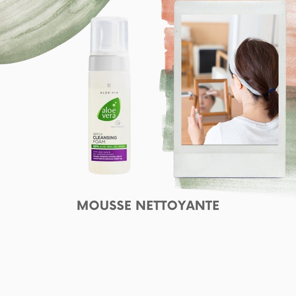 Mousse nettoyante visage