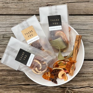 Christmas Potpourri Kit Simmering, Christmas , Natural Organic, Anise, Orange Variety, Clove, Cinnamon, Rosemary - Sample Size - Small