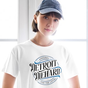 Detroit Diehard Crop Top, Detroit Football Crop, Lions Crop Top, Detroit Fan Gear