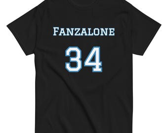 Unisex &quot;Fanzalone&quot; Tee, Alex Anzalone Fan T-Shirt, Detroit Football Tee, Comfy Lions Football Gear
