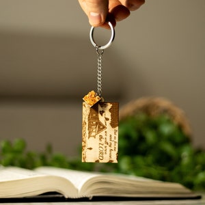 Laser Engraved Christian Keychain With KJV Bible Scripture Joshua 24:15 ..but as for me and my house, we will serve the Lord image 7