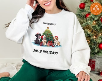 Christmas Dog Sweatshirt, Dog Owner Christmas Gift, Dog Lover Gift, Funny Christmas Sweater, Holiday Sweatshirt, Dog Mom Shirt, Dog Gift
