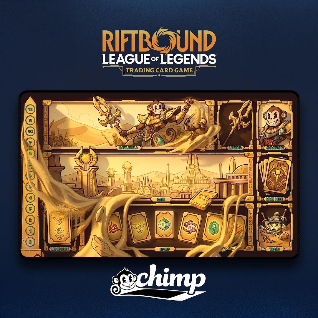 Chimped Azir Riftbound Playmat - Etsy