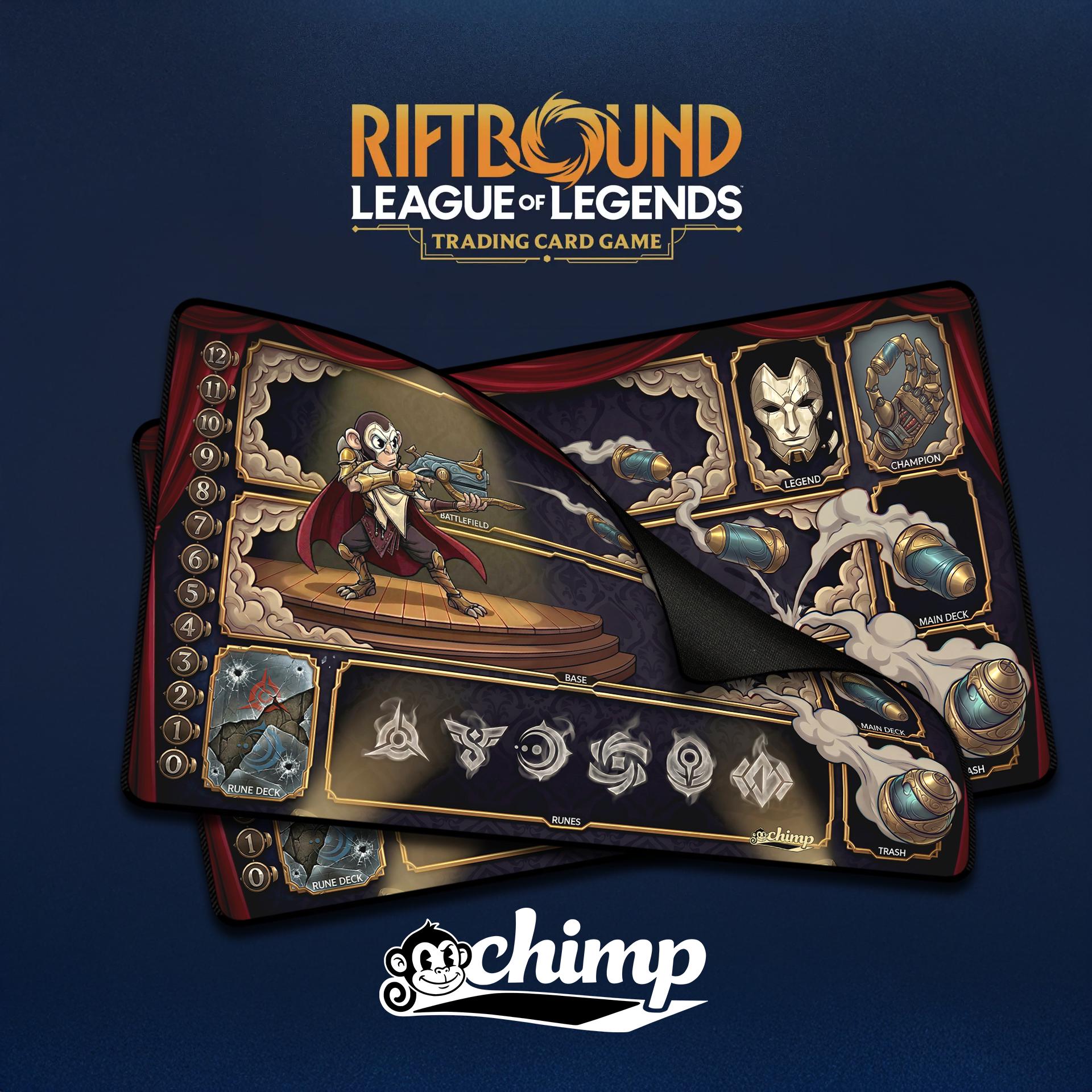 Jhin Chimped Riftbound Playmat - Etsy