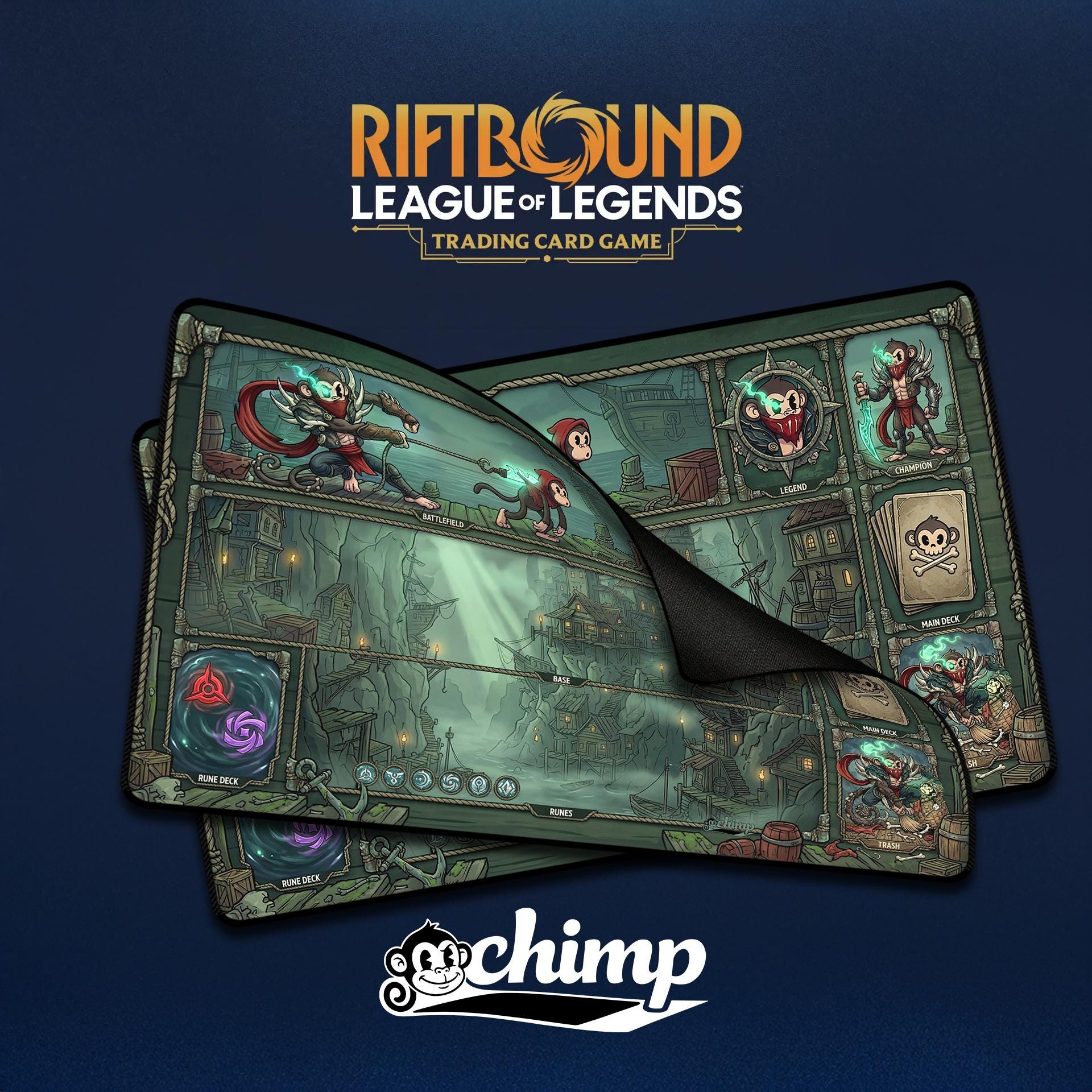 Pyke Chimped Riftbound Playmat - Etsy