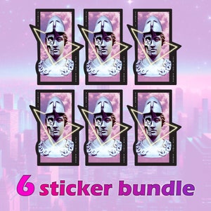 Olympus Vaporwave Vinyl Stickers | Die-Cut Stickers - Not just square! | Full Size Sheet - Ultra Flexible Latex Vinyl - Free Shipping