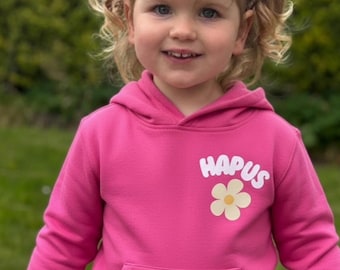 Children's 'Hapus' Welsh Flower Hoodie