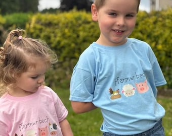 Welsh 'Ffarmwr Bech' Children's T-shirt
