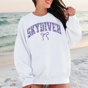 Skydiving Sweatshirt Gift for Skydiver Sweater Skydiving T shirt Skydive Shirt First Time Skydiving Tee Female Skydiver Tshirt