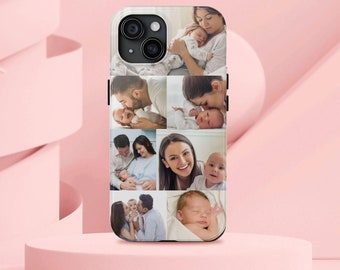 Custom Phone Case for iPhone 16 Pro Max Case for iPhone 15 14 13 12 case New Mom Gift Personalized Phone Case Photo Phone Case Picture Case