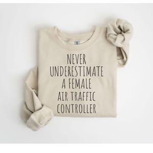 Air Traffic Controller Gift for Female Air Traffic Controller Shirt Funny Female Air Traffic Controller Sweatshirt Air Traffic Tshirt
