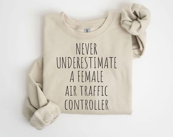 Air Traffic Controller Gift for Female Air Traffic Controller Shirt Funny Female Air Traffic Controller Sweatshirt Air Traffic Tshirt