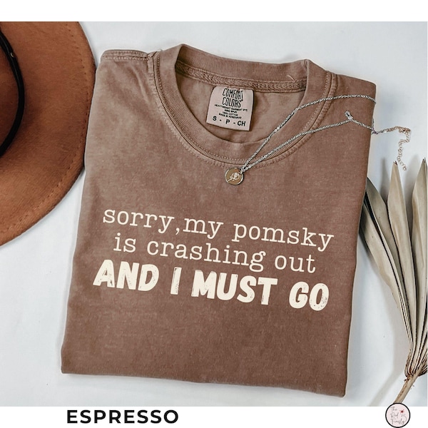 Funny Pomsky Shirt Comfort Colors, Pomsky Gifts, Dog Mom Gift Mothers Day, Dog Dad Tshirt