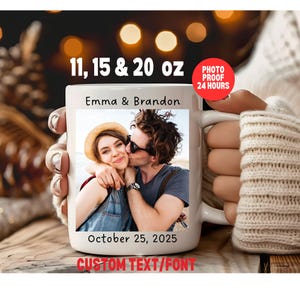 Jumbo Coffee Mug Gift for Her Extra Large Mug Photo Mug Gift Oversized Coffee Mug 20 oz Custom Mug Gift Personalized Photo Gift Custom Mug