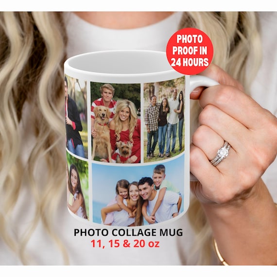 Large Mug Custom Photo Mug Gift Custom Picture Mug Oversized Mug Photo Collage Mug Personalized Photo Mug Custom Mug Photo Jumbo 20 oz Mug