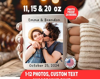 Jumbo Coffee Mug Gift for Her Extra Large Mug Photo Mug Gift Oversized Coffee Mug 20 oz Custom Mug Gift Personalized Photo Gift Custom Mug