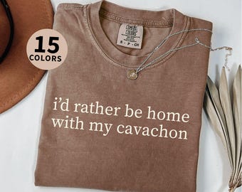 Cavachon Dog Mom Shirt Funny Cavachon Dog Dad Gift  Cavachon Comfort Colors Cavachon Mama Shirt for Pet Parent