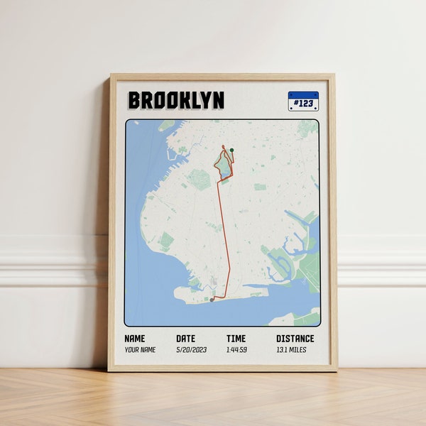 Brooklyn Half Custom Race Poster